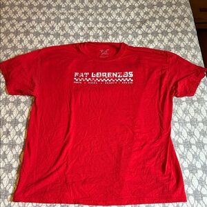 Lorenzo Bold Red Graphic Tee